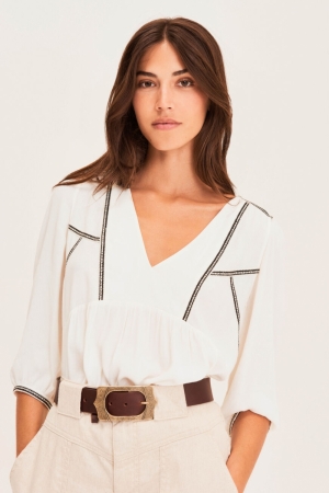 BLOUSE AMBER ECRU