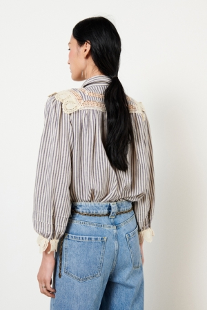 CHEMISE ANAEL BLEUCIEL