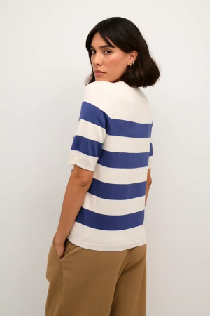 KALIZZA STRIPED KNIT  BLUE