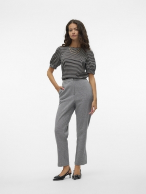 VMJULIA NW ANKLE PANTS DARK GREY