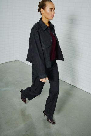 WASHED BLACK DENIM WASHED BLACK DE