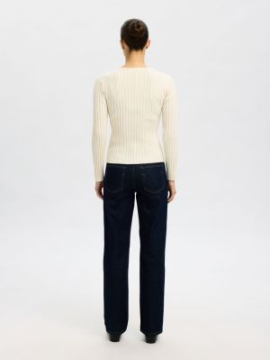 SLFHELEN LS KNIT BIRCH
