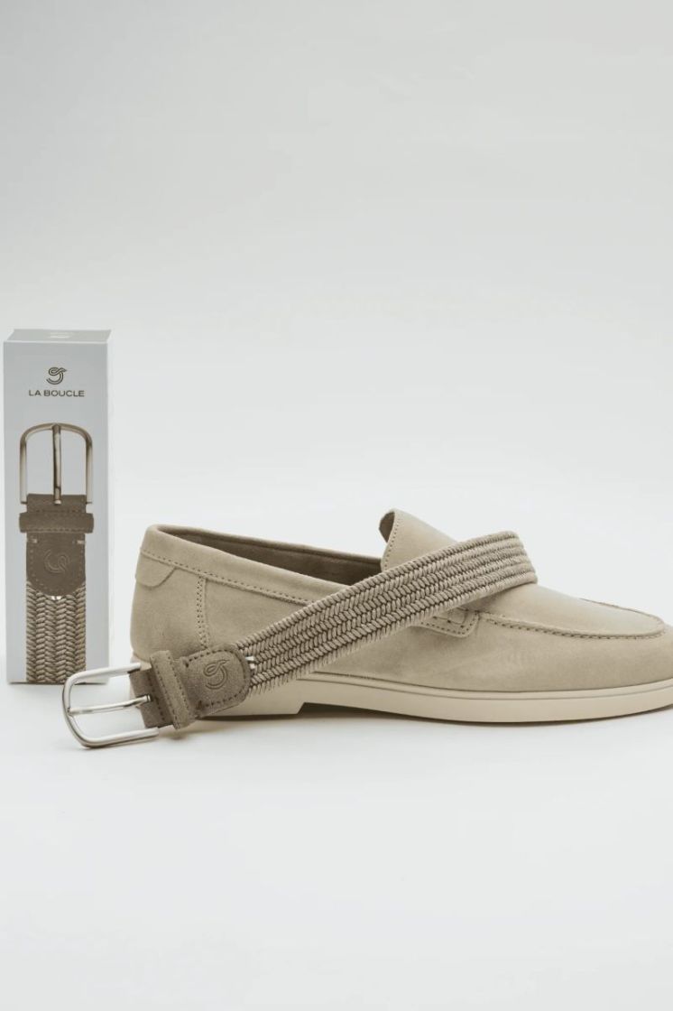 LA BOUCLE MONO TAUPE