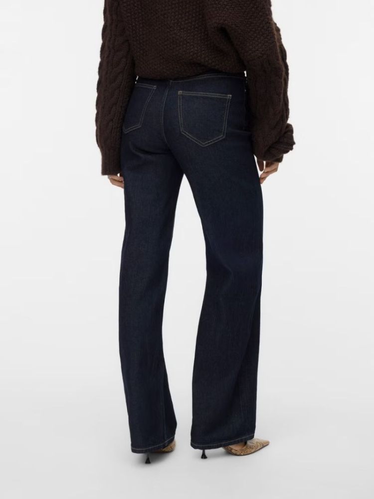 VMTESSEA HR WIDE DARK BLUE DENIM